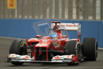 © 2012 Octane Photographic Ltd. European GP Valencia - Friday 22nd June 2012 - F1 Practice 1. Ferrari F2012 - Fernando Alonso. Digital Ref : 0367lw1d2993