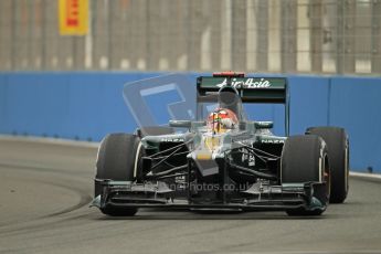 © 2012 Octane Photographic Ltd. European GP Valencia - Friday 22nd June 2012 - F1 Practice 1. Caterham CT01 - Heikki Kovalainen. Digital Ref : 0367lw1d3026