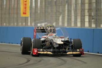 © 2012 Octane Photographic Ltd. European GP Valencia - Friday 22nd June 2012 - F1 Practice 1. Lotus E20 - Romain Grosjean. Digital Ref : 0367lw1d3045