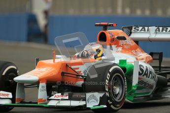 © 2012 Octane Photographic Ltd. European GP Valencia - Friday 22nd June 2012 - F1 Practice 1. Force India VJM05 - Paul di Resta. Digital Ref : 0367lw1d3052
