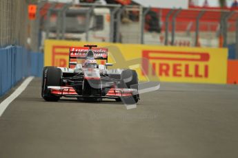 © 2012 Octane Photographic Ltd. European GP Valencia - Friday 22nd June 2012 - F1 Practice 1. McLaren MP4/27 - Jenson Button. Digital Ref : 0367lw1d3079