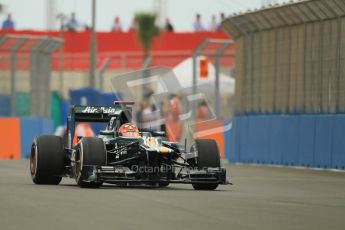 © 2012 Octane Photographic Ltd. European GP Valencia - Friday 22nd June 2012 - F1 Practice 1. Caterham CT01 - Heikki Kovalainen. Digital Ref : 0367lw1d3096