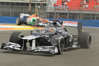 © 2012 Octane Photographic Ltd. European GP Valencia - Friday 22nd June 2012 - F1 Practice 1. Williams FW34 - Pastor Maldonado. Digital Ref : 0367lw1d3247
