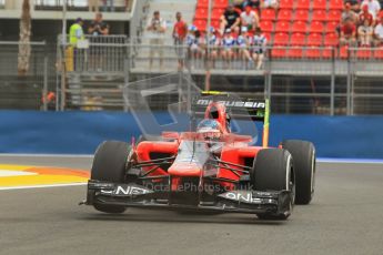 © 2012 Octane Photographic Ltd. European GP Valencia - Friday 22nd June 2012 - F1 Practice 1. Marussia MR01 - Charles Pic. Digital Ref : 0367lw1d3268