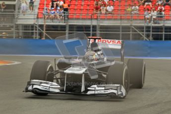 © 2012 Octane Photographic Ltd. European GP Valencia - Friday 22nd June 2012 - F1 Practice 1. Williams FW34 - Pastor Maldonado. Digital Ref : 0367lw1d3349