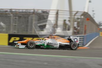 © 2012 Octane Photographic Ltd. European GP Valencia - Friday 22nd June 2012 - F1 Practice 1. Force India VJM05 - Paul di Resta. Digital Ref : 0367lw7d0029