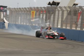 © 2012 Octane Photographic Ltd. European GP Valencia - Friday 22nd June 2012 - F1 Practice 1. HRT F112 - Pedro de La Rosa. Digital Ref : 0367lw7d9387