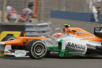 © 2012 Octane Photographic Ltd. European GP Valencia - Friday 22nd June 2012 - F1 Practice 1. Force India VJM05 - Jules Bianchi. Digital Ref : 0367lw7d9566