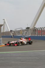 © 2012 Octane Photographic Ltd. European GP Valencia - Friday 22nd June 2012 - F1 Practice 1. HRT F112 - Narain Karthikeyan. Digital Ref : 0367lw7d9647