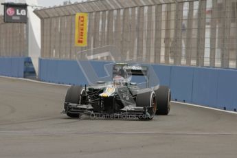 © 2012 Octane Photographic Ltd. European GP Valencia - Friday 22nd June 2012 - F1 Practice 1. Caterham CT01 - Vitaly Petrov. Digital Ref : 0367lw7d9879