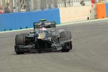 © 2012 Octane Photographic Ltd. European GP Valencia - Friday 22nd June 2012 - F1 Practice 2. Caterham CT01 - Vitaly Petrov. Digital Ref : 0368lw1d3744