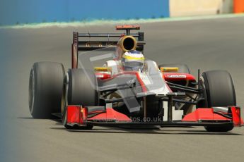 © 2012 Octane Photographic Ltd. European GP Valencia - Friday 22nd June 2012 - F1 Practice 2. HRT F112 - Pedro de La Rosa. Digital Ref : 0368lw1d3826