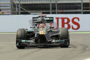 © 2012 Octane Photographic Ltd. European GP Valencia - Friday 22nd June 2012 - F1 Practice 2. Caterham CT01 - Heikki Kovalainen. Digital Ref : 0368lw1d4230