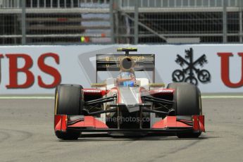 © 2012 Octane Photographic Ltd. European GP Valencia - Friday 22nd June 2012 - F1 Practice 2. HRT F112 - Narain Karthikeyan. Digital Ref : 0368lw1d4242