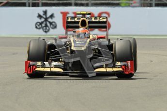 © 2012 Octane Photographic Ltd. European GP Valencia - Friday 22nd June 2012 - F1 Practice 2. Lotus E20 - Romain Grosjean. Digital Ref : 0368lw1d4294
