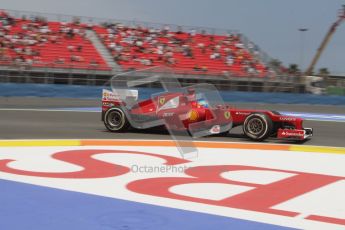 © 2012 Octane Photographic Ltd. European GP Valencia - Friday 22nd June 2012 - F1 Practice 2. Ferrari F2012 - Fernando Alonso. Digital Ref : 0368lw7d0588