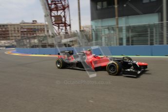 © 2012 Octane Photographic Ltd. European GP Valencia - Friday 22nd June 2012 - F1 Practice 2. Marussia MR01 - Charles Pic. Digital Ref : 0368lw7d0743