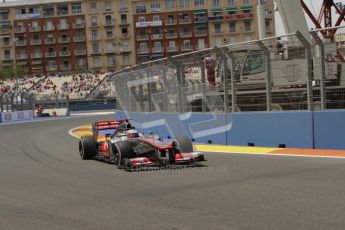 © 2012 Octane Photographic Ltd. European GP Valencia - Friday 22nd June 2012 - F1 Practice 2. McLaren MP4/27 - Jenson Button. Digital Ref : 0368lw7d0782