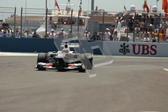 © 2012 Octane Photographic Ltd. European GP Valencia - Sunday 24th June 2012 - F1 Race. Sauber C31 - Kamui Kobayashi. Digital Ref : 0374lw1d6966