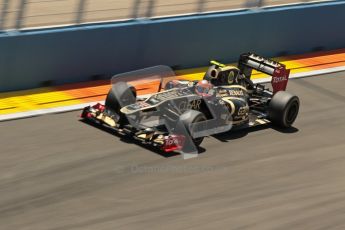 © 2012 Octane Photographic Ltd. European GP Valencia - Sunday 24th June 2012 - F1 Race. Lotus E20 - Romain Grosjean. Digital Ref : 0374lw1d7047