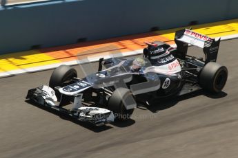 © 2012 Octane Photographic Ltd. European GP Valencia - Sunday 24th June 2012 - F1 Race. Williams FW34 - Pastor Maldonado. Digital Ref : 0374lw1d7153