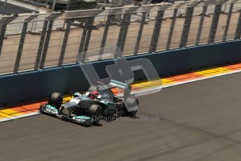 © 2012 Octane Photographic Ltd. European GP Valencia - Sunday 24th June 2012 - F1 Race. Mercedes W03 - Michael Schumacher. Digital Ref : 0374lw1d7187
