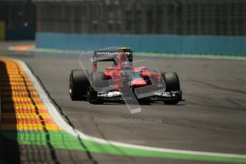 © 2012 Octane Photographic Ltd. European GP Valencia - Sunday 24th June 2012 - F1 Race. Marussia MR01 - Charles Pic. Digital Ref : 0374lw1d7340