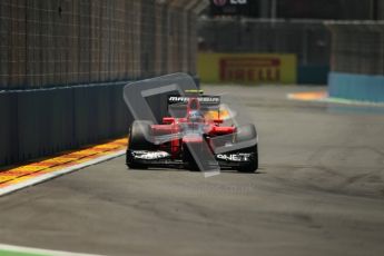 © 2012 Octane Photographic Ltd. European GP Valencia - Sunday 24th June 2012 - F1 Race. Marussia MR01 - Charles Pic. Digital Ref : 0374lw1d7578