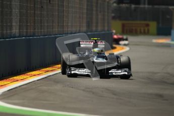 © 2012 Octane Photographic Ltd. European GP Valencia - Sunday 24th June 2012 - F1 Race. Williams FW34 - Bruno Senna. Digital Ref : 0374lw1d7587