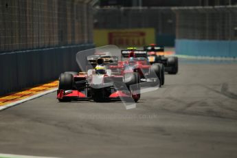 © 2012 Octane Photographic Ltd. European GP Valencia - Sunday 24th June 2012 - F1 Race. The Three "New" Teams in formation. HRT F112 - Pedro de La Rosa, Marussia MR01 - Charles Pic and Caterham CT01 - Heikki Kovalainen. Digital Ref : 0374lw1d7652