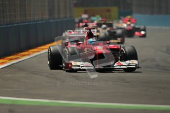 © 2012 Octane Photographic Ltd. European GP Valencia - Sunday 24th June 2012 - F1 Race. Ferrari F2012 - Fernando Alonso. Digital Ref : 0374lw1d7691