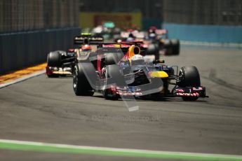 © 2012 Octane Photographic Ltd. European GP Valencia - Sunday 24th June 2012 - F1 Race. Red Bull RB8 - Sebastian Vettel. Digital Ref : 0374lw1d7704