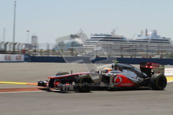 © 2012 Octane Photographic Ltd. European GP Valencia - Sunday 24th June 2012 - F1 Race. McLaren MP4/27 - Lewis Hamilton. Digital Ref : 0374lw7d2776