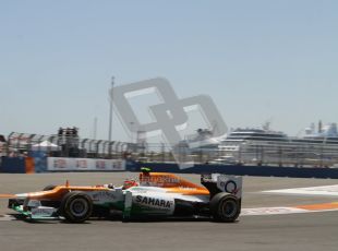 © 2012 Octane Photographic Ltd. European GP Valencia - Sunday 24th June 2012 - F1 Race. Force India VJM05 - Nico Hulkenberg. Digital Ref : 0374lw7d2787