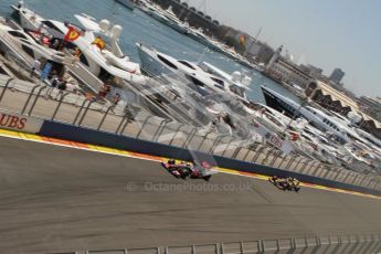 © 2012 Octane Photographic Ltd. European GP Valencia - Sunday 24th June 2012 - F1 Race. McLaren MP4/27 - Lewis Hamilton and Lotus E20 - Romain Grosjean. Digital Ref : 0374lw7d3032