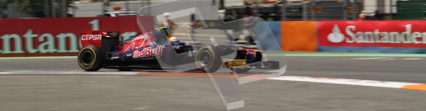 © 2012 Octane Photographic Ltd. European GP Valencia - Sunday 24th June 2012 - F1 Race. Toro Rosso STR7 - Jean-Eric Vergne. Digital Ref : 0374lw7d3138