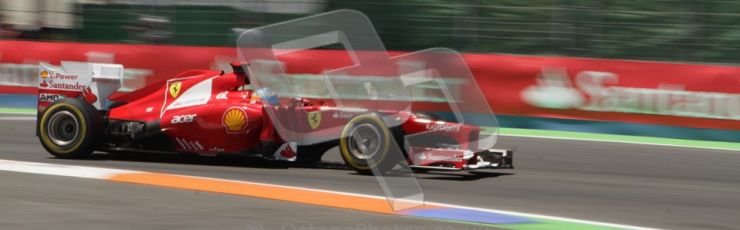 © 2012 Octane Photographic Ltd. European GP Valencia - Sunday 24th June 2012 - F1 Race. Ferrari F2012 - Fernando Alonso. Digital Ref : 0374lw7d3143