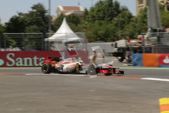 © 2012 Octane Photographic Ltd. European GP Valencia - Sunday 24th June 2012 - F1 Race. HRT F112 - Pedro de La Rosa. Digital Ref : 0374lw7d3203
