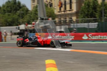 © 2012 Octane Photographic Ltd. European GP Valencia - Sunday 24th June 2012 - F1 Race. Marussia MR01 - Charles Pic. Digital Ref : 0374lw7d3215