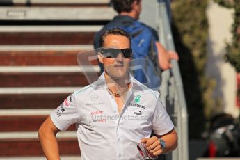 © 2012 Octane Photographic Ltd. European GP Valencia - Sunday 24th June 2012 - F1 Paddock. Mercedes - Michael Schumacher. Digital Ref : 0373lw1d5895