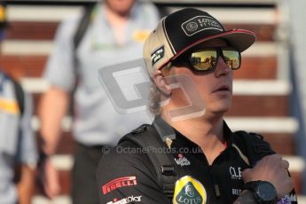 © 2012 Octane Photographic Ltd. European GP Valencia - Sunday 24th June 2012 - F1 Paddock. Lotus - Kimi Raikkonen. Digital Ref : 0373lw1d5905