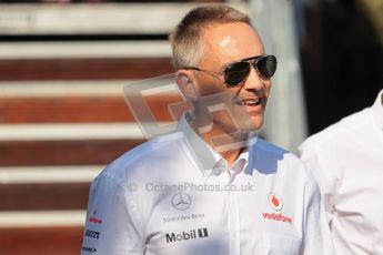 © 2012 Octane Photographic Ltd. European GP Valencia - Sunday 24th June 2012 - F1 Paddock. McLaren - Martin Whitmarsh. Digital Ref : 0373lw1d5916