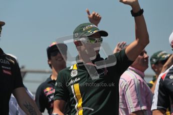 © 2012 Octane Photographic Ltd. European GP Valencia - Sunday 24th June 2012 - F1 Drivers Parade. Digital Ref : 0373lw1d6724