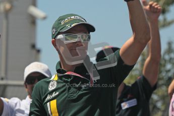 © 2012 Octane Photographic Ltd. European GP Valencia - Sunday 24th June 2012 - F1 Drivers Parade. Digital Ref : 0373lw1d6726