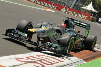 © 2012 Octane Photographic Ltd. European GP Valencia - Saturday 23rd June 2012 - F1 Qualifying. Caterham CT01 - Heikki Kovalainen. Digital Ref : 0370lw1d4994