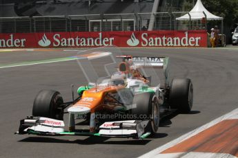 © 2012 Octane Photographic Ltd. European GP Valencia - Saturday 23rd June 2012 - F1 Qualifying. Force India VJM05 - Paul di Resta. Digital Ref : 0370lw7d1677