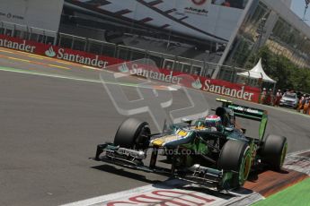 © 2012 Octane Photographic Ltd. European GP Valencia - Saturday 23rd June 2012 - F1 Qualifying. Caterham CT01 - Vitaly Petrov. Digital Ref : 0370lw7d1784