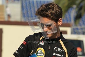 © 2012 Octane Photographic Ltd. European GP Valencia - Saturday 23rd June 2012 - F1 Practice 3. Lotus E20 - Romain Grosjean. Digital Ref : 0371lw1d4367