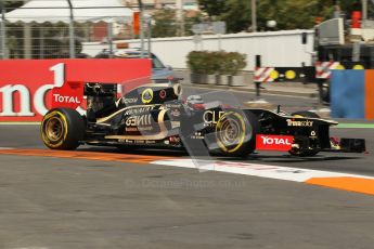 © 2012 Octane Photographic Ltd. European GP Valencia - Saturday 23rd June 2012 - F1 Practice 3. Lotus E20 - Kimi Raikkonen. Digital Ref : 0371lw1d4620