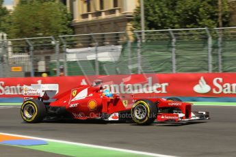 © 2012 Octane Photographic Ltd. European GP Valencia - Saturday 23rd June 2012 - F1 Practice 3. Ferrari F2012 - Fernando Alonso. Digital Ref : 0371lw1d4628